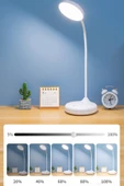Dokunmatik Şarjlı Masa ve Gece Lambası Ders Çalışma Okuma Lamba Ayarlanabilir 3 Farklı Işık 20 LED - 4