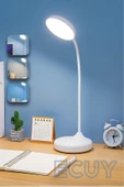 Dokunmatik Şarjlı Masa ve Gece Lambası Ders Çalışma Okuma Lamba Ayarlanabilir 3 Farklı Işık 20 LED - 1
