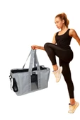 Hızlı Kuruyan Spor Çantası Fileli 44x29x17 Cm Hafif Tasarım Kısa Ve Ayarlanabilir Uzun Saplı - 3