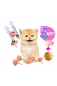 Evcil hayvan mini silikon hamster köpek kedi emzik fake nipple 5adet - 1
