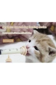 Kedi & Köpek sütle besleme aparatı Silikon Meme ucu Yavru Süt Emzirme Biberon fake nipple 2 ade - 4