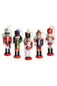 Nutcracker Fındıkkıran Yılbaşı Süsü 12cm 5li Set - 1