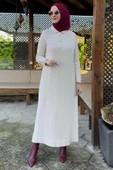 Ayla Triko Elbise Taş - 3