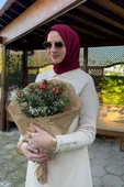 Ayla Triko Elbise Taş - 7