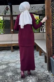 Sezen Triko Takım Bordo - 12