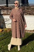 Arzu Triko Tunik Sütlü Kahve - 1