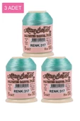 3 Adet Altınbaşak Oya ve Dantel İpi 20 gr - Royaleks - No: 317 - 1
