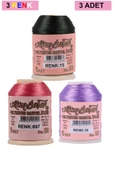 3 Adet Altınbaşak Oya ve Dantel İpi 20 gr - Royaleks - No: 697 - 035 - 015 - 1