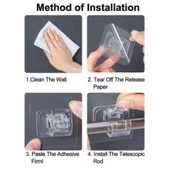 Yaylı Boru ve Kablo Düzenleyici Halka Kendinden Yapışkanlı 2 li - 4