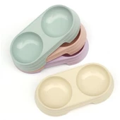 Çift Bölmeli Evcil Hayvan Mama Kabı - 3