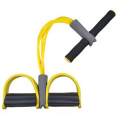 4Lastikli Body Trimmer & Egzersiz Direnç Lastiği Kol Bacak Güçlendirme Sarı - 2