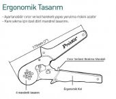 Proskit CP-462G Yüksük Sıkma Pensesi AWG 26-10 ( Kare Sıkar ) - 3