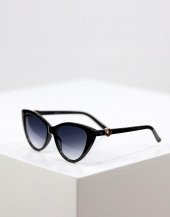 Tasarım UV400 Siyah Vocoam Kadın Gözlük - 1