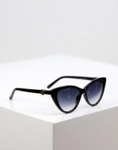 Tasarım UV400 Siyah Vocoam Kadın Gözlük - 2