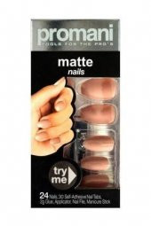 Promani Matte Takma Tırnak Kiti Bej - 2