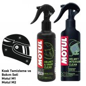 Motul M1 + M2 Kask Vizör Bakım ve Temizleme Seti 250 Ml - 1