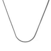​925 Ayar Gümüş 2 mm Tilki Kuyruğu 65 Cm Zincir - 1