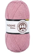 1 Adet Madame Cotton El Örgü İpi Yünü 100 gr 024 Gül Kurusu - 1