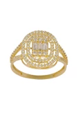 Cigold Tektaş Yüzük 14 Ayar Altın 2,19 Gr OA-K21701028877 - 1
