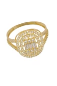 Cigold Tektaş Yüzük 14 Ayar Altın 2,19 Gr OA-K21701028877 - 2