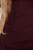 Tarz Regular Kapüşonlu Standart Kol Regular Basic İnce Örme Sweatshirt - 3