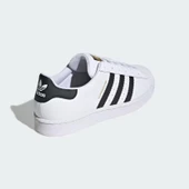 adidas Süperstar J Foundation Fu7712 Sneaker Unisex Spor Ayakkabı Beyaz-siyah - 5