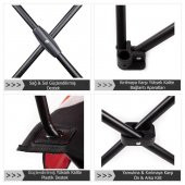 Sportlife Evolite Nature Katlanabilir Kamp Koltuğu 2li Set Kırmızı - 3