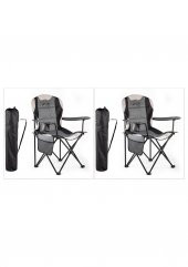 Sportlife Evolite Nature Katlanabilir Kamp Koltuğu 2li Set Gri - 1