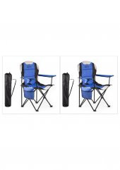 Sportlife Evolite Nature Katlanabilir Kamp Koltuğu 2li Set Mavi - 1