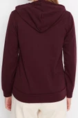 Tarz Regular Kapüşonlu Standart Kol Regular Basic İnce Örme Sweatshirt - 5