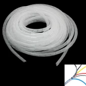 Kablo Toplama Spirali Helezon 12 mm 10 Metre Beyaz thumbnail 1