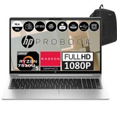 Hp Probook 455 G10 Amd Ryzen 5 7530U 32GB 1tb SSD Amd Radeon™ Graphics Freedos 15.6" Fhd Taşınabilir Bilgisayar 854S1ESF18+ Zetta Çanta - 1