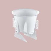 Gider Kapak WC Matik Koku ve Haşere Önleyici Alaturka Tuvalet Kapağı Plastik Beyaz Renk - 3