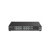 RUIJIE RUIJIE-REYEE RG-ES220GS-P 16XGE-2XGE/SFP-2XGE UPLINK 250W POE SWITCH - 1