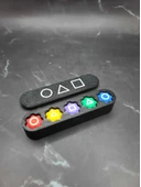 Squid Game Gonggi 5 Taş Oyun Seti, Özel Uzun Kutulu, Ağır Taşlı Versiyon - 4