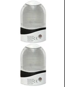 Gold Silver (2 Adet) GS-120 Fotoselli Gece Lambası Fiş Priz (Beyaz Işık) - 1