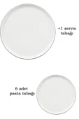 Kütahya Oslo 7 Parça Pasta Seti - 3
