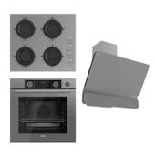 Ferre Steamart&fryart Serisi Buharlı Pişirme Gri Set (cs208 + Xe64cpr +d082 ) thumbnail 1