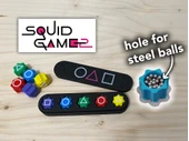 Squid Game Gonggi 5 Taş Oyun Seti, Özel Uzun Kutulu, Ağır Taşlı Versiyon - 1