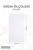 2'li Beyaz El Havlusu - 50x90 Cm, 225 Gr, %100 Pamuk, Spa Ve Otel Havlusu, Günlük Kullanıma Uygun - 4