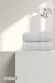 2'li Greek El Havlusu - 50x90 Cm, 225 Gr, %100 Pamuk, Spa Ve Otel Havlusu, Günlük Kullanıma Uygun thumbnail 1