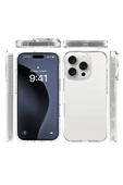 Buff Labs Buff iPhone 16 Pro Air Hybrid Şeffaf Kılıf Crystal Clear - 5