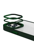 Buff Labs iPhone 15 Pro Max Uyumlu  New Air Bumper Kılıf Green - 4
