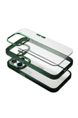 Buff Labs iPhone 15 Pro Max Uyumlu  New Air Bumper Kılıf Green - 3