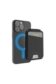Momax 1-Wallet Magnetic stand card holder (Black) - 2