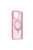 Momax Apple iPhone 15 Pro Roller Mag Safe Kılıf Açık Pembe - 2