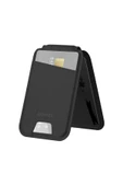 Momax 1-Wallet Magnetic stand card holder (Black) - 3