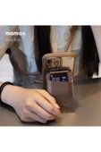 Momax 1-Wallet Magnetic stand card holder (Black) - 7