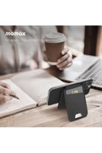 Momax 1-Wallet Magnetic stand card holder (Black) - 6