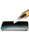 Buff iPhone 16 5D Privacy EasyFit Hayalet Ekran Koruyucu - Şeffaf - 5